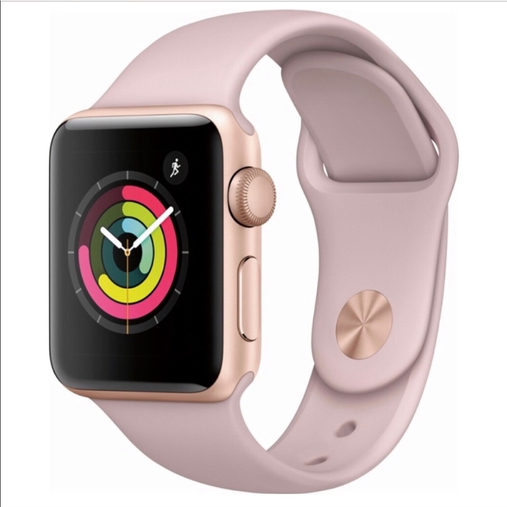 ISO rose gold Apple watch series 3 42mm